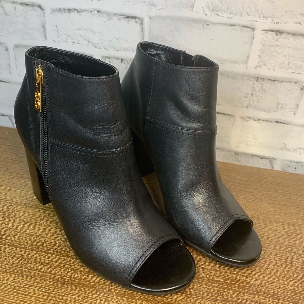 Cole Hann Lanya black booties